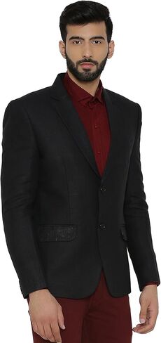 WINTAGE Men's Linen Blazer in Multiple Colors in Kuwait