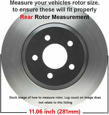 Detroit Axle-مجموعة الفرامل لعام 2006-2018 Toyota RAV4 W/O مقاعد الصف الثالث ، 10-12 LEXUS HS250H بديل محفور ومقاعد الفرامل ذات الفترة الزمنية ، وسادات فرامل سيراميك: 10.83 "بوصة الأمامية و 11.06" بوصة خلفية متداولة in Saudi Arabia