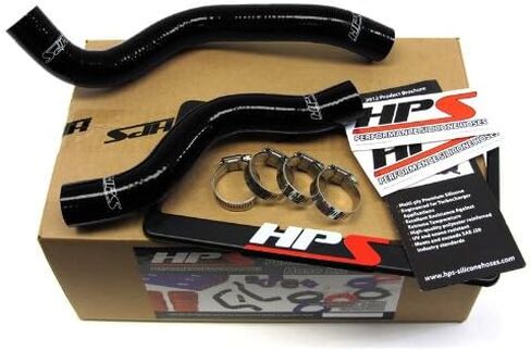 HPS (57-1200-BLK) مجموعة خرطوم السيليكون السوداء للسيليكون لهوندا سيفيك غير SI 1.8L in Saudi Arabia