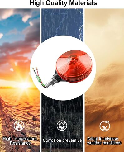 Amber Hazard Light متوافق مع جرارات سلسلة Kubota B L M تحل محل 3C081-75870 3C08175870 W9501-66001 in Saudi Arabia