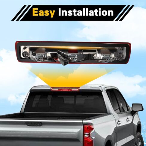 حشية ختم ثالثة مكابح ثالثة ثالثة ثالثة جبل توقف طوقا ختم الضوء متوافق مع Chevy Colorado 2015-2024 GMC Canyon 2015-2024 in Saudi Arabia