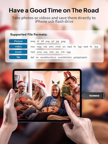 محركات أقراص فلاش سعة 128 جيجابايت مخصصة لهاتف iPhone، وحدة تخزين ذاكرة الصور ومقاطع الفيديو، محرك أقراص فلاش تخزين ذاكرة خارجية iOS متوافق مع iPhone iPad Android وأجهزة الكمبيوتر (فضي) in Kuwait
