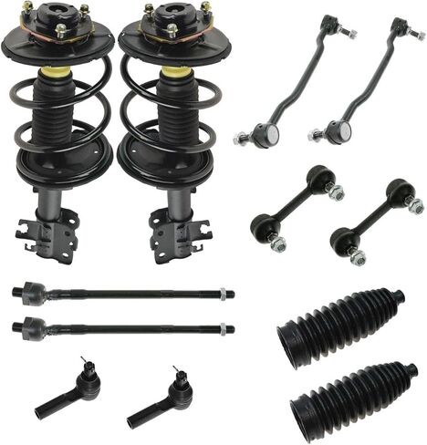 Steering & Suspension Kit Strut Assemblies Tie Rods Sway Bar End Links Sealed-Greasable or Sealed for Nissan for Maxima 3.5L 2004-2008 223-9970 in Saudi Arabia