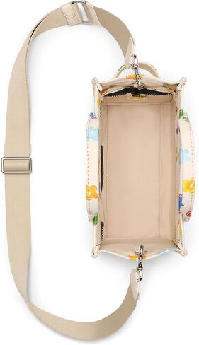 Marc Jacobs The Wild Daisy Canvas Small Tote Bag ، White Multi in Saudi Arabia