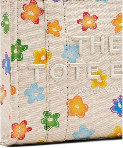 Marc Jacobs The Wild Daisy Canvas Small Tote Bag ، White Multi in Saudi Arabia