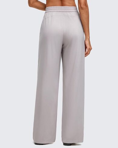 G4Free Lightweight Wide Leg Pants Women Trendy Flowy High Waisted Front Pleat Travel Pant Casual Lounge Trousers in Saudi Arabia