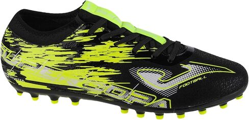 Joma Super Copa 2201 AG SUPW2201AG، للرجال، أسود/أخضر نيون، 7.5 US in Saudi Arabia