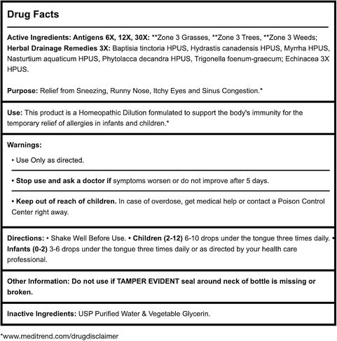 PROGENA Allergena - Allergy Relief Drops Zone 3-2 Ounce in Kuwait