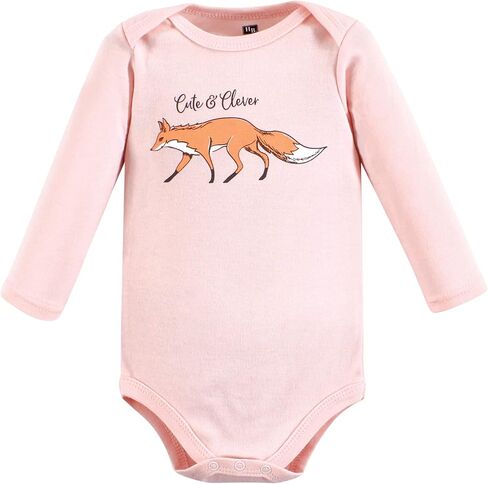 Hudson Baby Unisex Baby Cotton Long-Sleeve Bodysuits, Bonita 5 Pack, 18-24 Months in Saudi Arabia