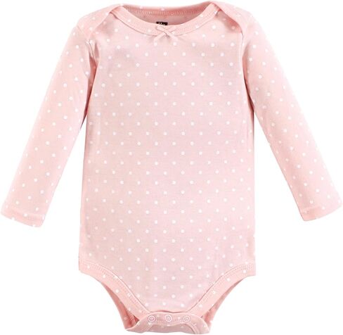 Hudson Baby Unisex Baby Cotton Long-Sleeve Bodysuits, Bonita 5 Pack, 18-24 Months in Saudi Arabia