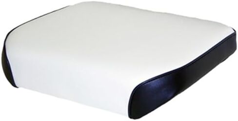 R6161 Seat Bottom Black & White Vinyl On Steel For IH Farmall Tractor Models 2424 2544 2656 424 544 656 664 in Saudi Arabia