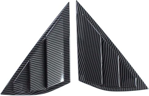 Aoskonology Bestevmod متوافق مع Mustang Mach E 2021 2022 2023 2024 2025 Quarter Side Window Scoop Lovers Cover Window ABS (V2 Carbon Carbor) in Kuwait