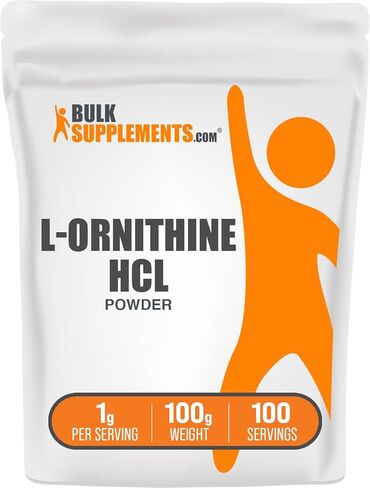 plksupplements.com L- ORNITHINE HCL Powder - ملحق Ornithine ، مكملات الأحماض الأمينية - خالية من الغلوتين ، 1G لكل وجبة ، 250 جرام (8.8 أوقية) (حزمة 1) in Saudi Arabia