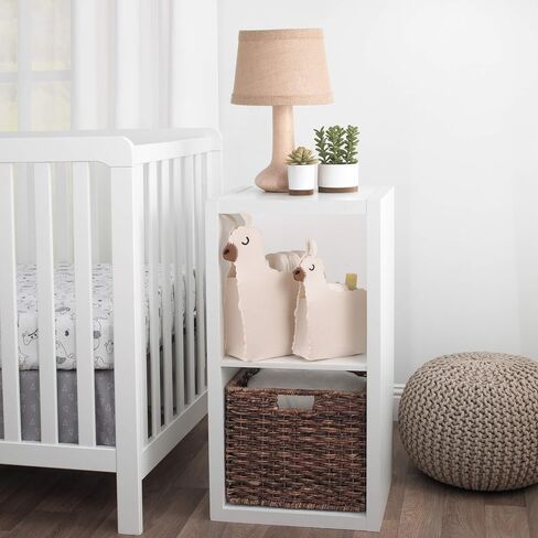 NoJo White Felt Unicorn Shaped 2Piece Nursery Storage Caddy Set, White, Pink in Kuwait