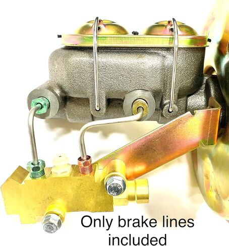 Full Car Brake Line Kit - Fits 68-72 Chevelle/Malibu Convertible & El Camino - Stainless - The Stop Shop in Saudi Arabia