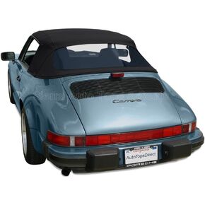 Sierra Auto Tops Convertible Top Replacement for Porsche 911 Series 1983-1994, German Classic Canvas, Blue in Saudi Arabia