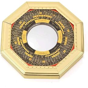 Lucky Scrying Mirror - Feng Shui Bagua Concave Mirror for Home Decoration and Energy Enhancement in Saudi Arabia