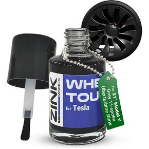 Premium Tesla Wheel Touch Up Paint for Model 3 20-inch Grey Performance Warp Wheels - Color-matched Paint for DIY Curb Rash Repair - Made in USA in Kuwait