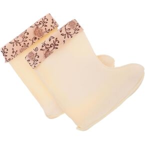 Enhanced Warmth Boot Liners Women's Insulated Rain Boot Covers Waterproof Liners for Cold Weather for Winter Activities in Kuwait