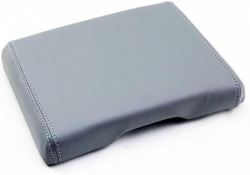 Center Console Lid Armrest Leather Cover Bench Gray for Ford for F150 1997-2003 1pc for-F15-9703 (Cover Solely, No Hardware Included) in Saudi Arabia
