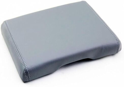 Center Console Lid Armrest Leather Cover Bench Gray for Ford for F150 1997-2003 1pc for-F15-9703 (Cover Solely, No Hardware Included) in Saudi Arabia
