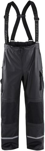 Blaklader 1387 Black Rain Pants with Reflective Details (138720039900) in Saudi Arabia