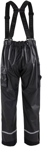 Blaklader 1387 Black Rain Pants with Reflective Details (138720039900) in Saudi Arabia