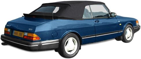 Sierra Auto Tops Convertible Top Replacement for SAAB 900 1986-1994, German Classic Canvas, Black in Saudi Arabia