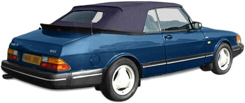 Sierra Auto Tops Convertible Top Replacement for SAAB 900 1986-1994, German Classic Canvas, Black in Saudi Arabia