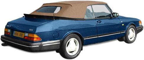Sierra Auto Tops Convertible Top Replacement for SAAB 900 1986-1994, German Classic Canvas, Black in Saudi Arabia