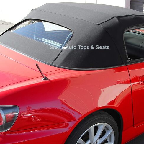 Sierra Auto Tops بديلة قابلة للتحويل قمة قابلة للتحويل لـ Honda S2000 2002-2009 ، Twill Vinyl ، Blue ، نافذة زجاجية ساخنة in Kuwait