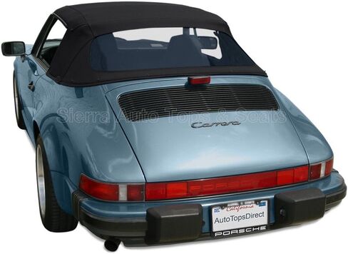 Sierra Auto Tops Convertible Top Replacement for Porsche 911 Series 1983-1994, German Classic Canvas, Blue in Saudi Arabia