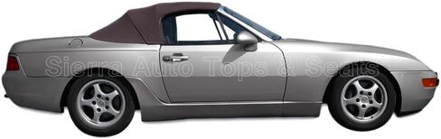 Sierra Auto Tops Convertible Top Replacement for Porsche 944/968 1989-1995, German Classic Canvas, Black in Saudi Arabia