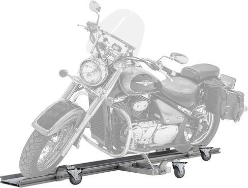 Black Widow Pro Motor Motorcycle Dolly Strong Lightweight Aluminium 1500 lb. قدرة الوزن القابلة للتعديل بالكامل على قفل صفيحة قفل القفل in Saudi Arabia