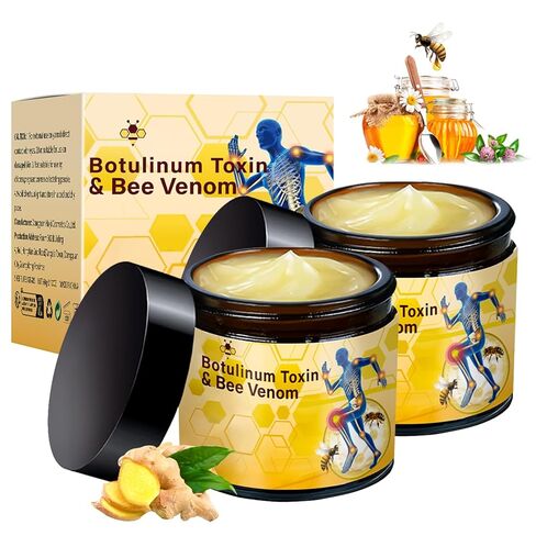 2Pcs Botulinum Toxin & Bee Venom-Relief Bone Healing Cream, Bee Venom Cream Joint Relief Gel, Advanced Joint and Bone C-ream for Back, Knee, Hands and Neck in Kuwait