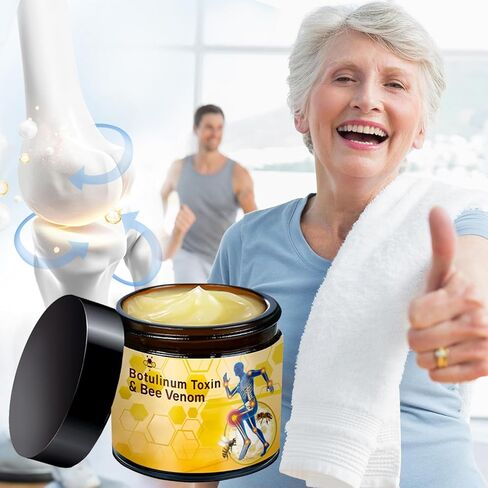 2Pcs Botulinum Toxin & Bee Venom-Relief Bone Healing Cream, Bee Venom Cream Joint Relief Gel, Advanced Joint and Bone C-ream for Back, Knee, Hands and Neck in Kuwait