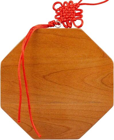 زخرفة مرآة محظوظة - 5.5 بوصة صينية فنغ شوي باجوا مرآة مع رأس الأسد للحماية والزخرفة الطاوية الفنية in Kuwait