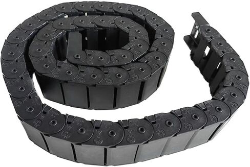 10x15mm 15x30mm 15x50mm 18x25mm 18x37mm L1000mm Cable Cable Carrier Carrier مع موصلات نهائية لأدوات جهاز التوجيه CNC (7 × 7 مم) in Saudi Arabia