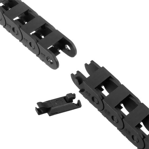 افتح نوع جسر سلسلة السحب R18 10x11mm حامل كابل مع موصلات نهاية بلاستيكية لآلات جهاز التوجيه CNC الكهربائي in Saudi Arabia