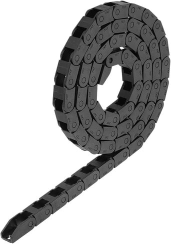 نوع سلسلة السحب غير فتح نوع R18 R25 R28 7x7 8x8 6x10 10x10 7x15 10x15mm L1m Cable Carrier مع نهايات للطابعة ثلاثية الأبعاد (R28 10x15mm) in Saudi Arabia
