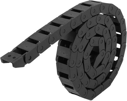 10 x 20mm 10 * 20mm L1000mm Cable Drag Chain Wire Carrier with End Connectors for CNC Router Machine Tools in Saudi Arabia