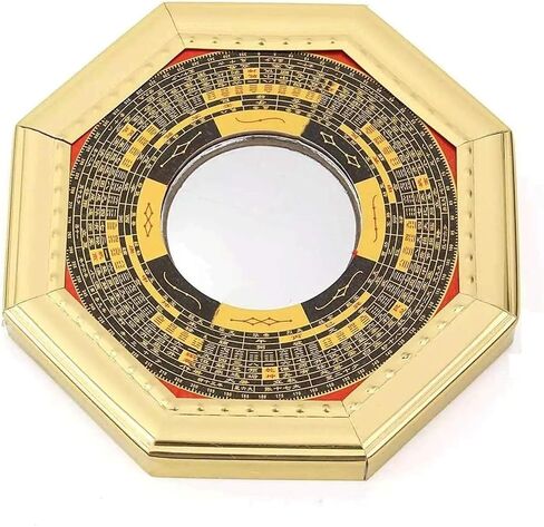 Lucky Scrying Mirror - Feng Shui Bagua Concave Mirror for Home Decoration and Energy Enhancement in Saudi Arabia
