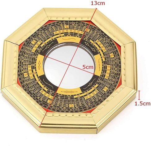 Lucky Scrying Mirror - Feng Shui Bagua Concave Mirror for Home Decoration and Energy Enhancement in Saudi Arabia