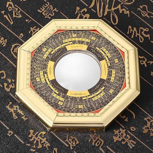 Lucky Scrying Mirror - Feng Shui Bagua Concave Mirror for Home Decoration and Energy Enhancement in Saudi Arabia
