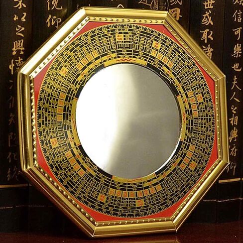 Lucky Scrying Mirror - Feng Shui Bagua Concave Mirror for Home Decoration and Energy Enhancement in Saudi Arabia