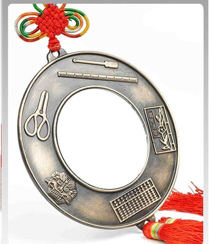 Lucky Bagua Mirror - Feng Shui Convex Scrying Mirror لزينة المنزل والأعمال (9.8 سم) in Saudi Arabia