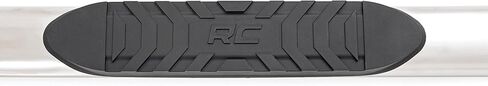 Rough Country Stainless Steel Oval Nerf Steps for Chevy Silverado & GMC Sierra 1500/2500HD/3500HD (2007-2019) Crew Cab - OEM Style Rails with Built-in Side Steps in Saudi Arabia