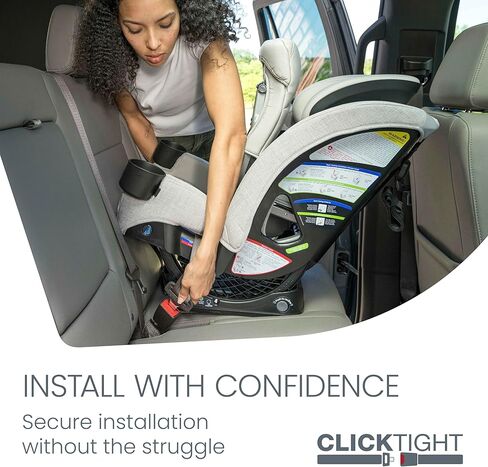 مقعد سيارة بريتاكس ون 4 لايف قابل للتحويل، 10 سنوات من الاستخدام من 5 إلى 120 رطل، يتحول من مقعد سيارة الرضع المواجه للخلف إلى مقعد معزز مواجه للأمام، قماش قابل للغسل في الغسالة، أونيكس in Kuwait