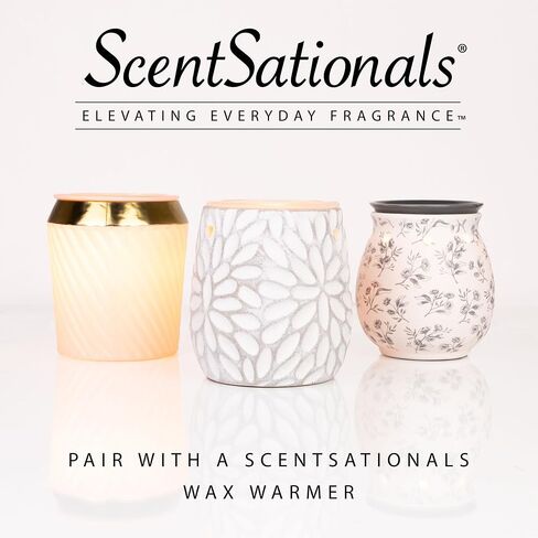 ScentSationals Wax Melts Down to Earth 4pk – Long Lasting Wax Cubes with Strong Scent for Warmers, Includes Cedar & Lavender, Honeysuckle Nectar, Berry Blossom Breeze & Ripe Cherries – 10oz (24-Cubes) in Saudi Arabia