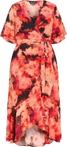 City Chic Women's Apparel Women's Citychic Plus Size Maxi Mischa Fl in Saudi Arabia